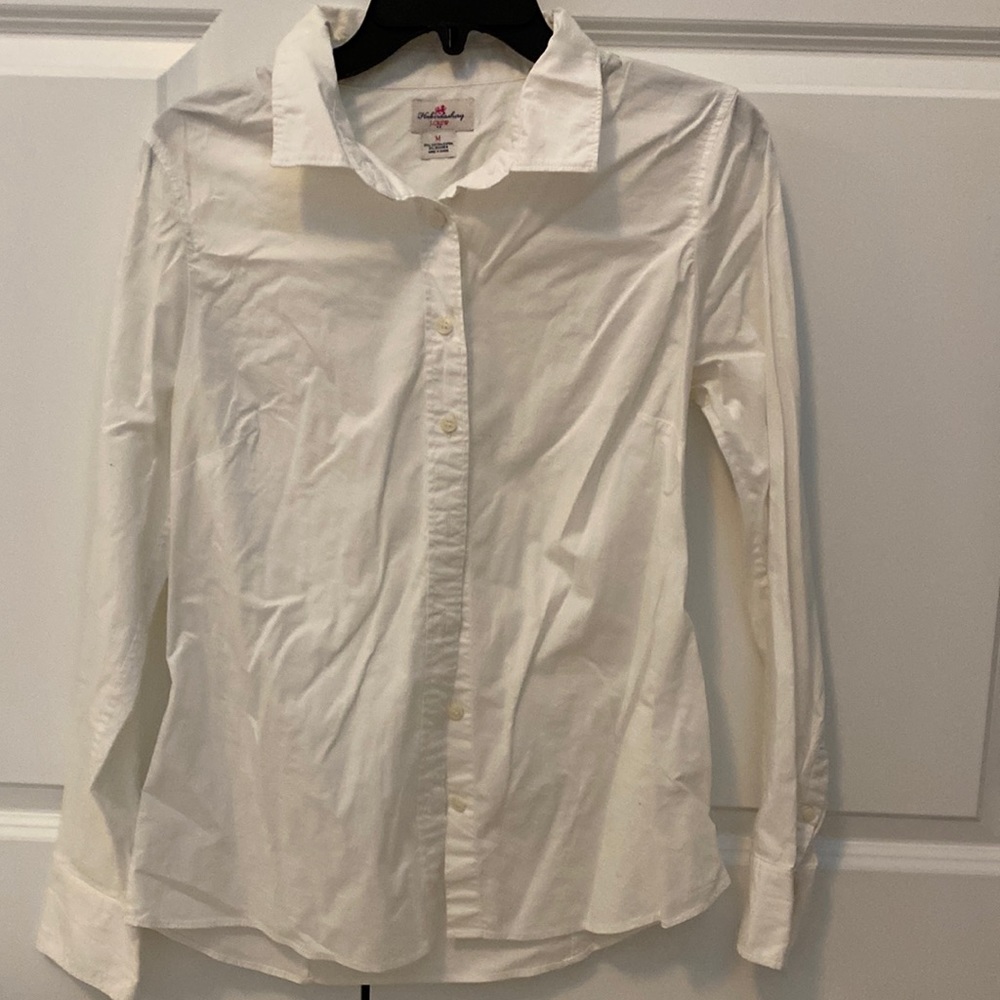 J crew Outlet white cotton blouse